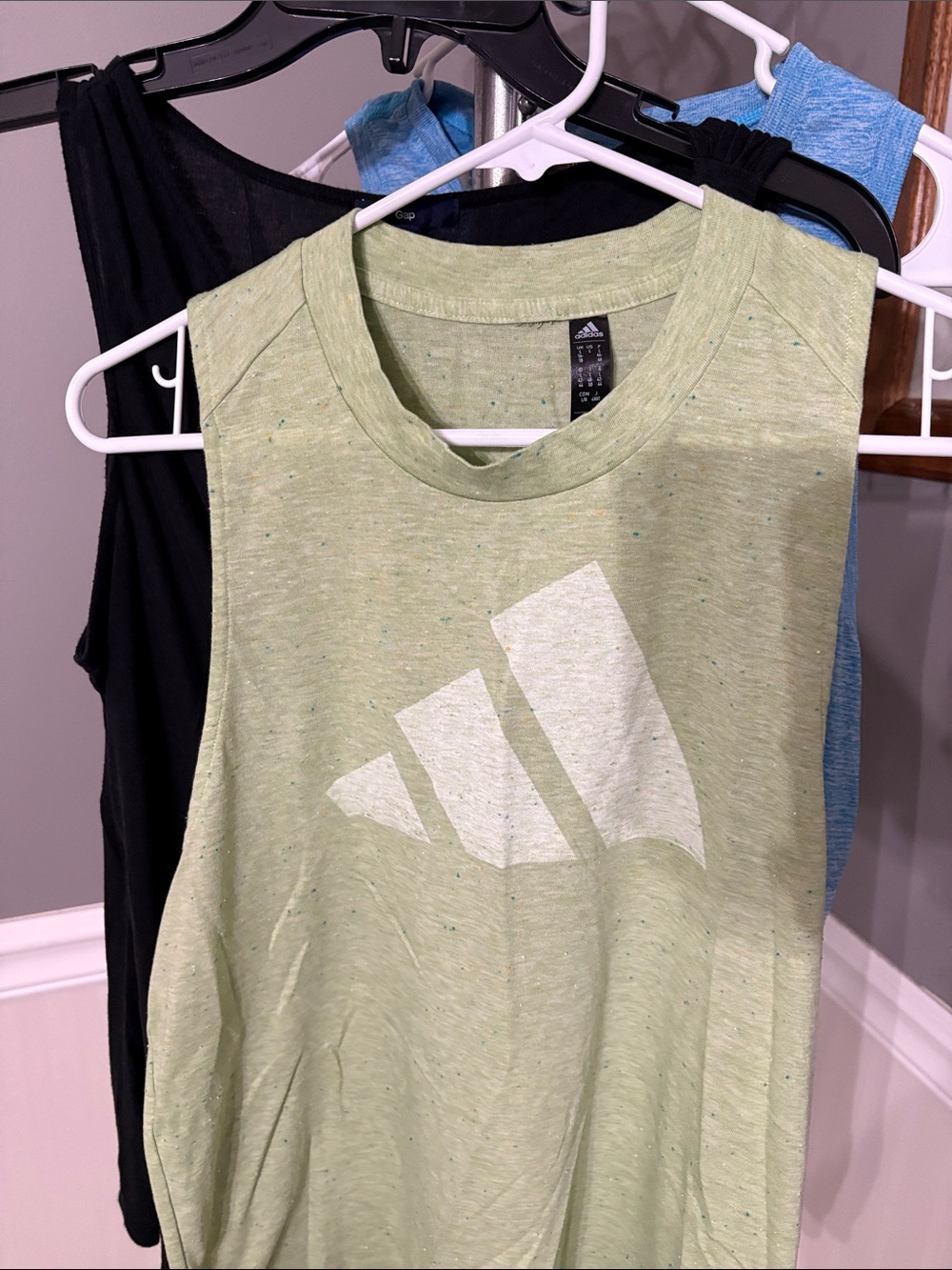 Lot of 3 tanks- adidas , Spyder, Gap size Large